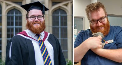 Vet graduates after overcoming bereavement and depression